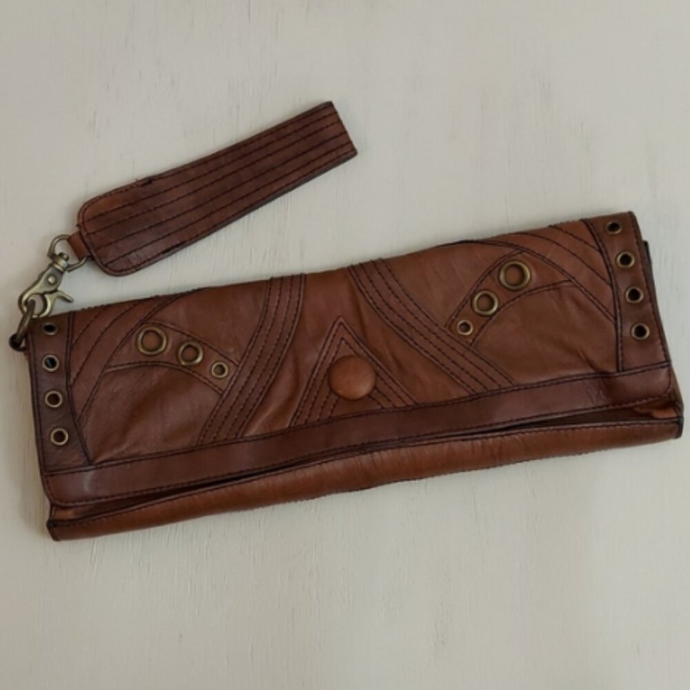 Betsey Johnson VINTAGE LEATHER WRISTLET